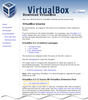 how to install virtualbox extension pack windows