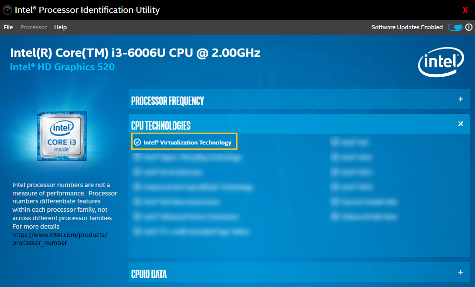 where to find intel processor identification utility