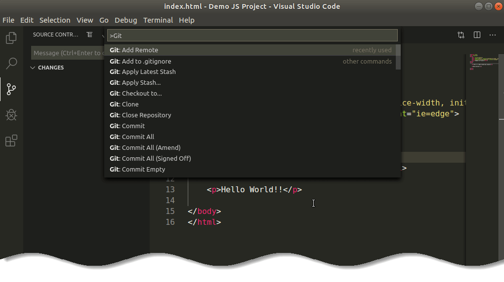 git how to use visual studio code for git commit
