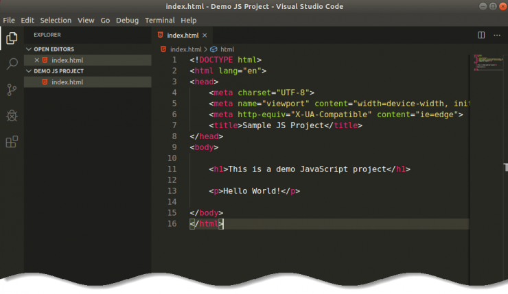 visual studio code javascript documentation