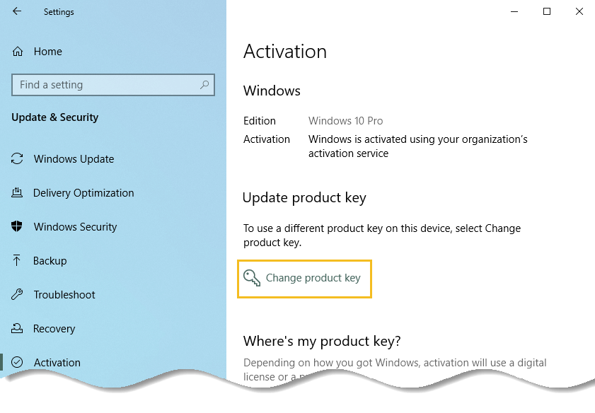 help windows cant validate product key when upgrading to win 10 pro