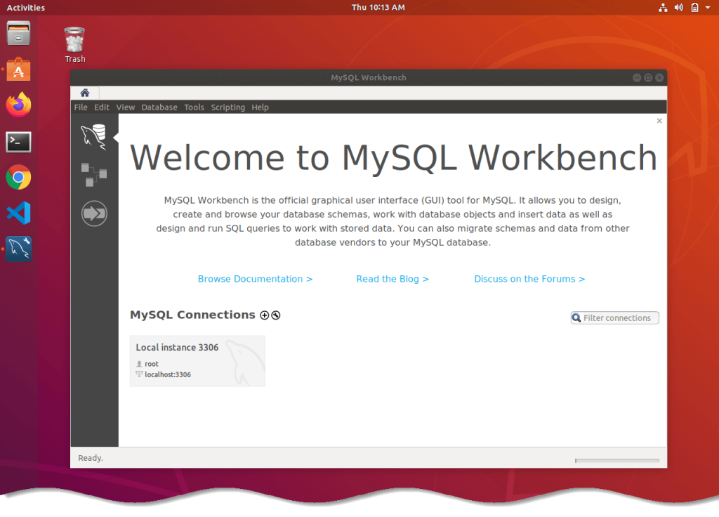 mysql workbench linux ubuntu install problems