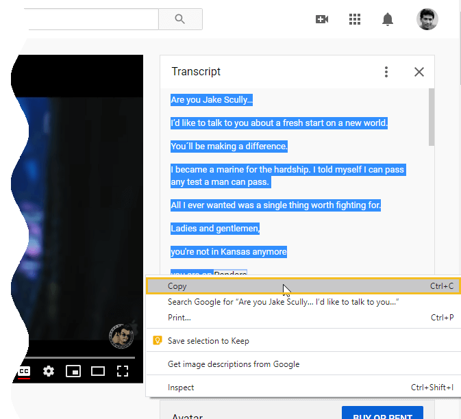 download subtitles from youtube