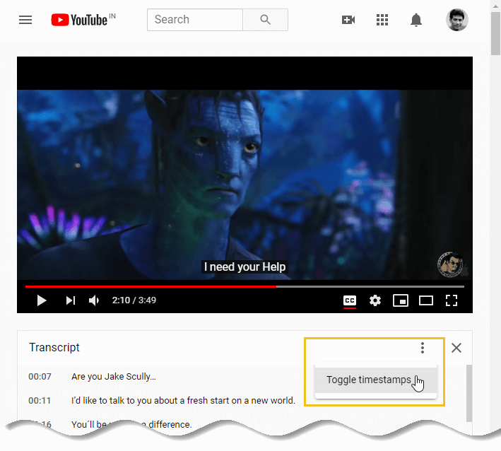 youtube subtitles to text converter